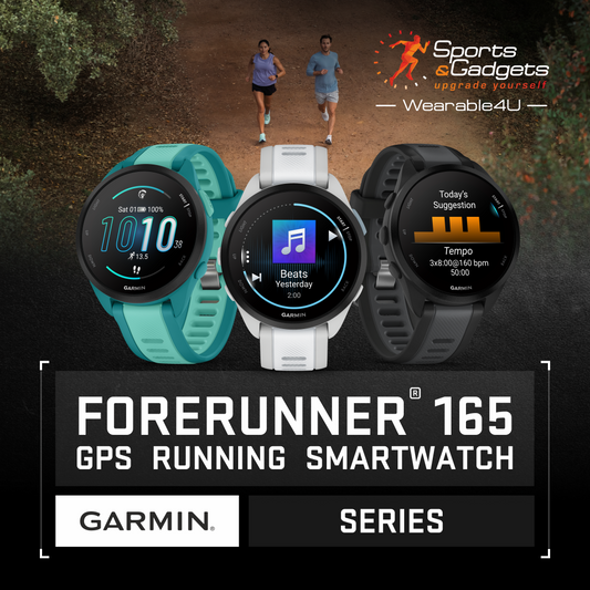 Unleash Your Potential with the Garmin Forerunner 165 GPS Running Smartwatch