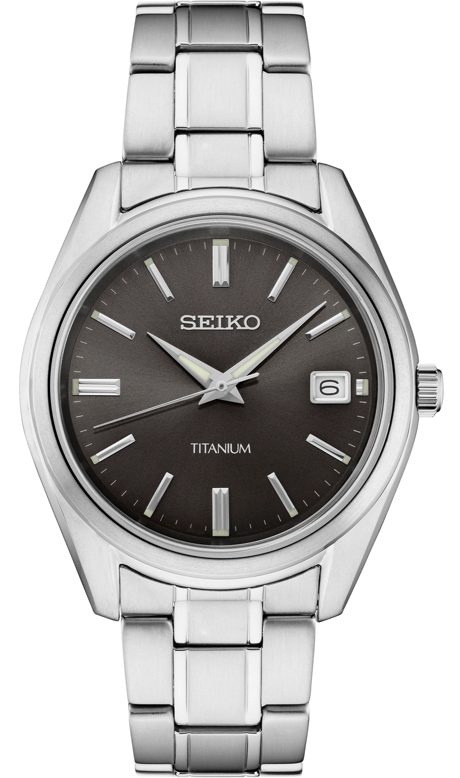 Seiko Essentials SUR375 Black Sunray Dial 10 ATM Water Resistant 40.2mm Men's Watch