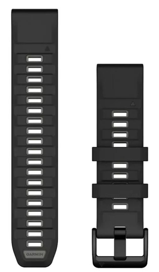 Garmin QuickFit 22 Watch Bands Black Pebble Gray Silicone 010 13392 0