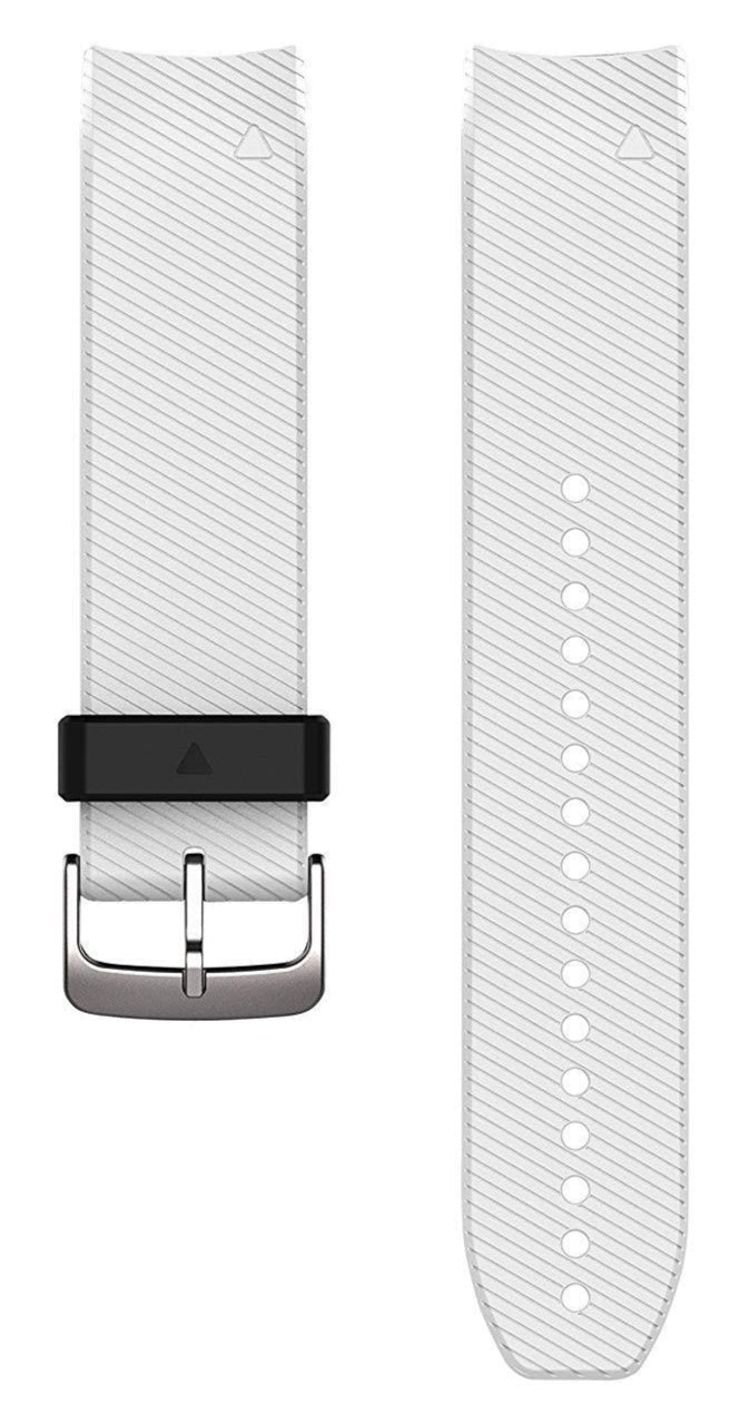 Garmin QuickFit 22 Watch Bands (Approach S60), White Silicone (010-12500-04)