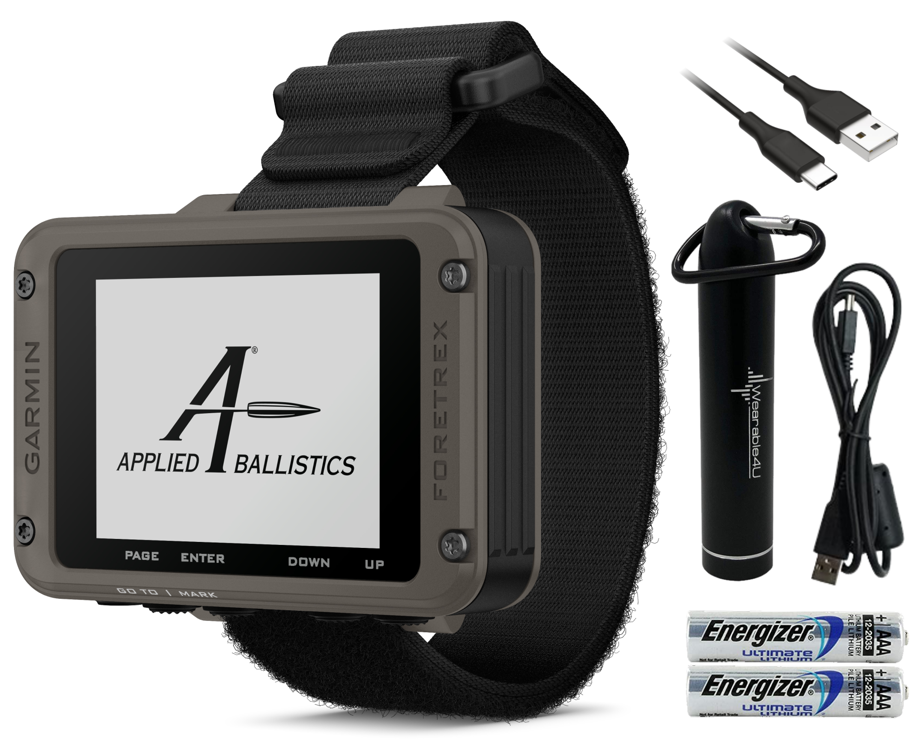 Garmin Foretrex 901 Wrist mounted GPS Navigator Ballistic Edition