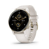 Garmin Venu 2 Plus GPS Multisport Smartwatch - Cream Gold w/ Ivory Case
