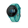Garmin Forerunner 165 GPS Running Smartwatch | 19 hours in GPS mode |  AMOLED Display - Turquoise/Aqua