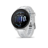 Garmin Forerunner 165 GPS Running Smartwatch | 19 hours in GPS mode | AMOLED Display with Wearable4U Bundle - Mist Gray/Whitestone