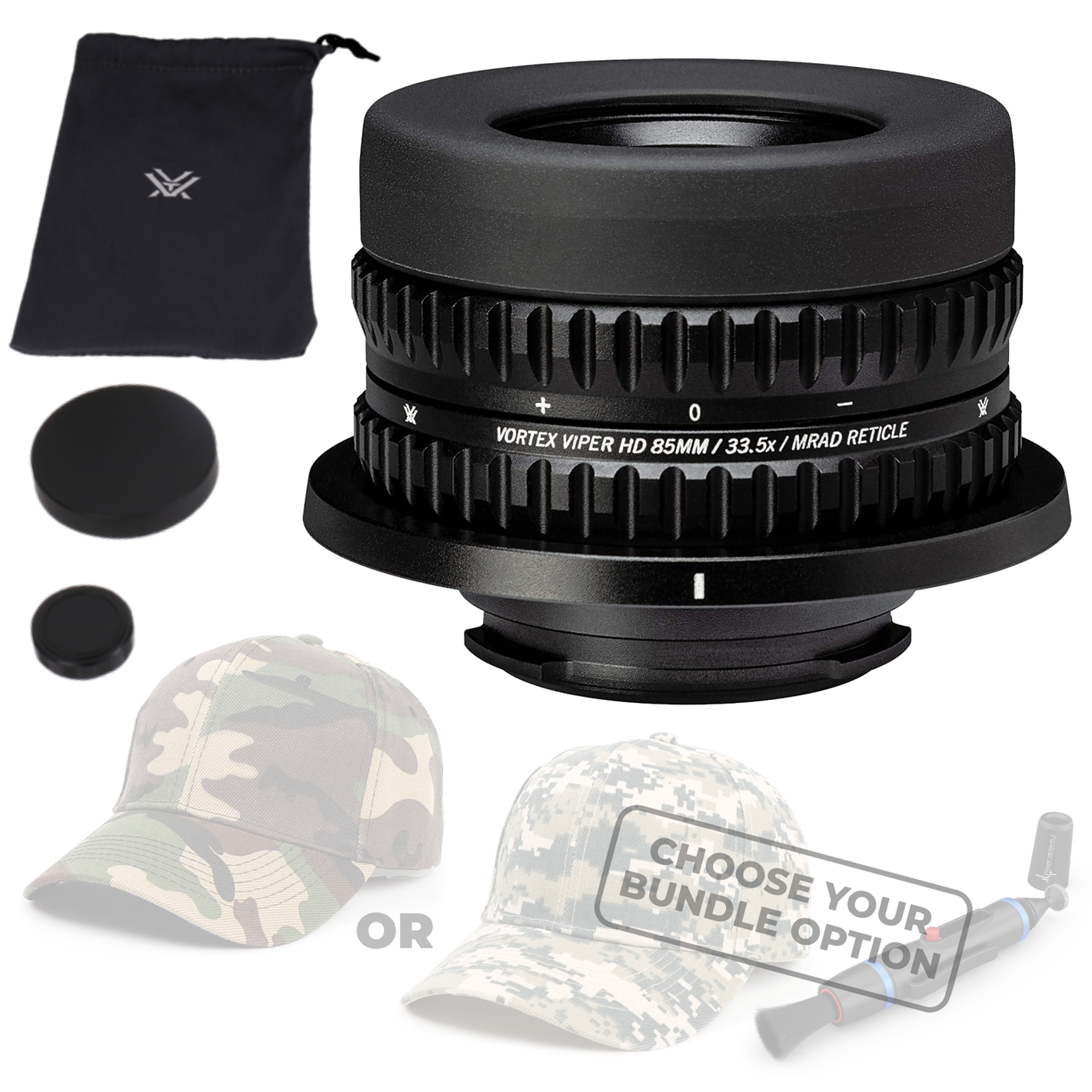 Vortex Optics Viper HD 85mm Spotting Scope Reticle Eyepiece Ranging (MRAD) (VS-85REM)