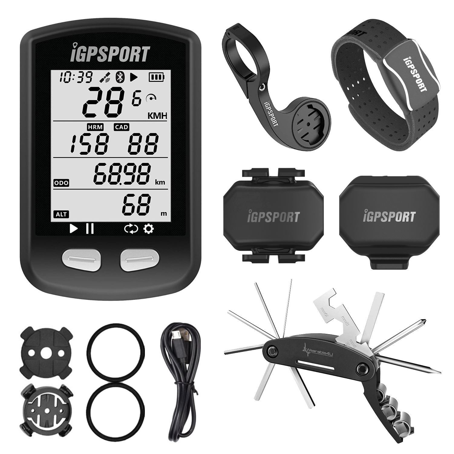 iGPSPORT iGS10S GPS Bluetooth/ANT+ Cycling Computer (iGS10S)