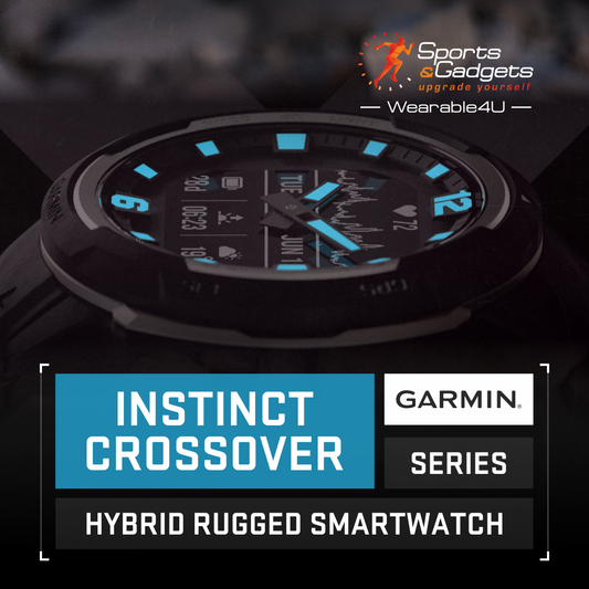 Unleash Your Adventure with the Garmin Instinct Crossover Series Hybrid Rugged Smartwatch