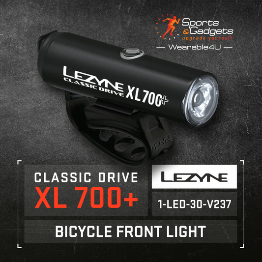 Lezyne Classic Drive XL 700+ Bicycle Front Light: A Classic with Modern Features