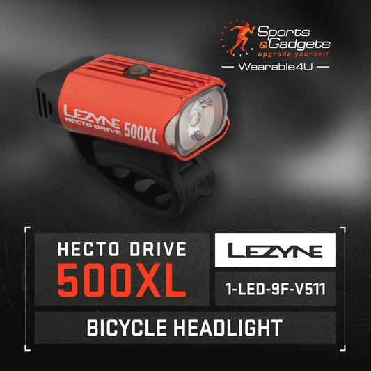 Illuminate Your Ride with the Lezyne Hecto Drive 500XL Bicycle Headlight