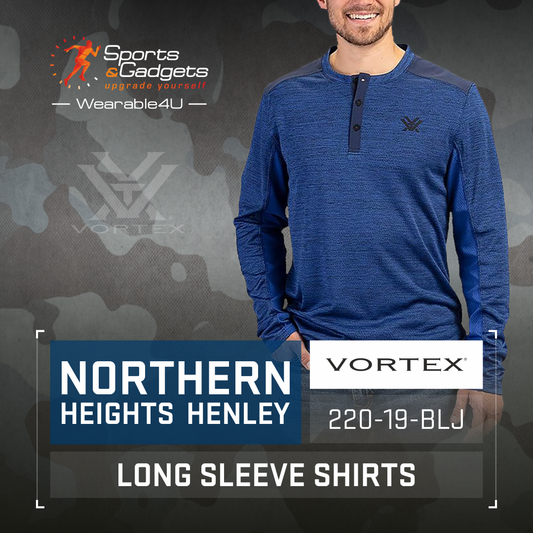 The Ultimate Field Companion: Vortex Optics Northern Heights Henley Long Sleeve Shirt