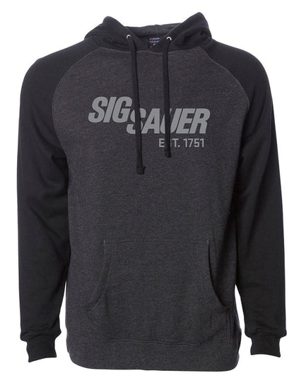 Sig Sauer Established Raglan Hooded Sweatshirt (SG-HOOD-RAGLAN-L)