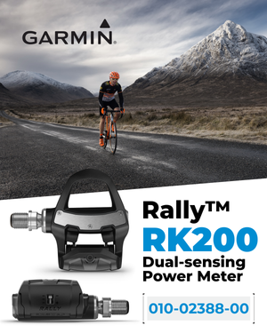 Garmin Rally RK200 Dual-Sensing Power Meter Pedals, Advanced Cycling Dynamics Left/Right Balance, LOOK KEO Cleat Compatible 010-02388-00_W4U