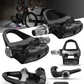 Garmin Rally RK100 Single-Sensing Power Meter Pedals – Compatible with LOOK KEO Cleats, Bluetooth/ANT+, Transferable Spindle Design with Wearable4U Bundle