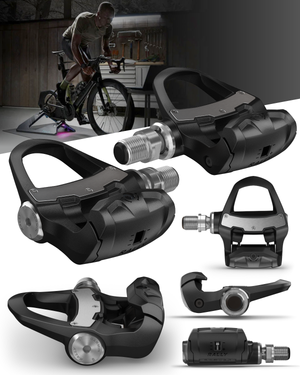 Garmin Rally RK100 Single-Sensing Power Meter Pedals – Compatible with LOOK KEO Cleats, Bluetooth/ANT+, Transferable Spindle Design with Wearable4U Bundle