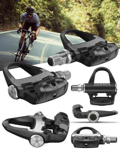 garmin bike pedals Garmin Rally RS100 Single-Sensing Power Meter Pedals, Reliable Power & Cadence Measurement, Shimano Spd-sl Cleat Compatibility 010-02388-03 Garmin
