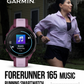 Garmin Forerunner 165 GPS Running Smartwatch | 19 hours in GPS mode |  AMOLED Display with Wearable4U Bundle