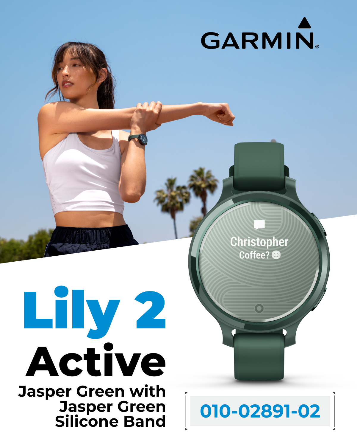 Garmin Lily 2 Active 38 mm Women Stylish GPS Smartwatch Garmin Lily 2 Active 38 mm Women Stylish GPS Smartwatch