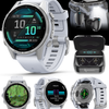 Garmin fenix 8 Multisport GPS Smartwatch, Wearable4U - Silver with Whitestone