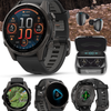 Garmin fenix 8 Multisport GPS Smartwatch, Wearable4U - Carbon Gray DLC with Black/Pebble Gray