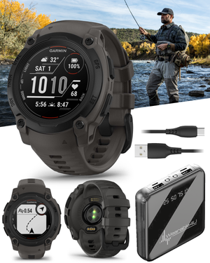 Garmin Instinct E Smartwatch, MIP Display, GPS, Cardio, SpO2, +70 Sports Apps, Training Readiness, Activity Tracker 24/7, Notifications, Connect IQ, Wearable4U