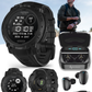Garmin Instinct 3 Tactical Solar / AMOLED 45-50 mm GPS Rugged Outdoor Smartwatch with Wearable4U Bundle