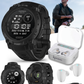 Garmin Instinct 3 Tactical Solar / AMOLED 45-50 mm GPS Rugged Outdoor Smartwatch with Wearable4U Bundle