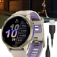 Garmin Forerunner 970 GPS Running Smartwatch Titanium, AMOLED Display, Wearable4U