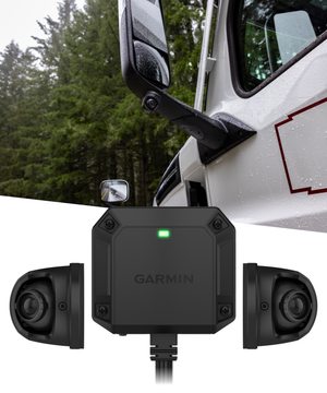 Garmin dezl DualView Camera System, LGV GPS Truck sat nav, Blind spot Monitor, Live View of Your Truck Sides, IPX7 (010-02979-00) w/ Wearable4U Bundle