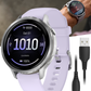 Garmin Venu 4 - 41/45mm AMOLED Advanced Health & Fitness GPS Smartwatch, Bright & Colorful Display, Built-in Flashlight, Up to 10/12 Days Battery Life with Wearable4U Bundle