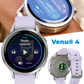 Garmin Venu 4 - 41/45mm AMOLED Advanced Health & Fitness GPS Smartwatch, Bright & Colorful Display, Built-in Flashlight, Up to 10/12 Days Battery Life with Wearable4U Bundle