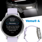 Garmin Venu 4 - 41/45mm AMOLED Advanced Health & Fitness GPS Smartwatch, Bright & Colorful Display, Built-in Flashlight, Up to 10/12 Days Battery Life with Wearable4U Bundle