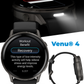 Garmin Venu 4 - 41/45mm AMOLED Advanced Health & Fitness GPS Smartwatch, Bright & Colorful Display, Built-in Flashlight, Up to 10/12 Days Battery Life with Wearable4U Bundle