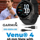 Garmin Venu 4 - 41/45mm AMOLED Advanced Health & Fitness GPS Smartwatch, Bright & Colorful Display, Built-in Flashlight, Up to 10/12 Days Battery Life with Wearable4U Bundle