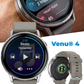 Garmin Venu 4 - 41/45mm AMOLED Advanced Health & Fitness GPS Smartwatch, Bright & Colorful Display, Built-in Flashlight, Up to 10/12 Days Battery Life with Wearable4U Bundle