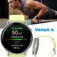 Garmin Venu 4 - 41/45mm AMOLED Advanced Health & Fitness GPS Smartwatch, Bright & Colorful Display, Built-in Flashlight, Up to 10/12 Days Battery Life with Wearable4U Bundle