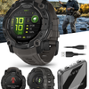 Garmin Instinct 3 Rugged Outdoor GPS Smartwatch, Wearable4U - Black/Charcoal