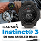 Garmin Instinct 3 Rugged Outdoor GPS Smartwatch, Wearable4U