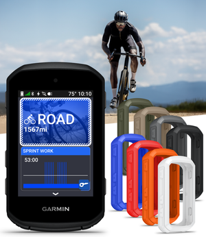 Garmin Edge 550 Compact GPS Cycling Computer, 2.7" Vivid Color Display, Bike-Specific Mapping, Advanced Training & Performance Insights + Silicone Case w/ Wearable4U PowerBank Bundle