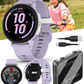 Garmin Bounce 2 Kids Smartwatch with LTE – Two-Way Calling, Text Messaging, Real-Time GPS Tracking, Swim-Friendly AMOLED Display, Music with Wearable4U Bundle