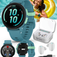 Garmin Bounce 2 Kids Smartwatch with LTE – Two-Way Calling, Text Messaging, Real-Time GPS Tracking, Swim-Friendly AMOLED Display, Music with Wearable4U Bundle
