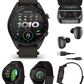 Garmin Approach S72 Golf GPS Smartwatch, AMOLED, Advanced Golf Features, Green Reading, Swing Metrics, 43,000+ CourseView Maps | Wearable4U Bundle