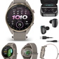 Garmin Approach S72 Golf GPS Smartwatch, AMOLED, Advanced Golf Features, Green Reading, Swing Metrics, 43,000+ CourseView Maps | Wearable4U Bundle