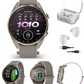 Garmin Approach S72 Golf GPS Smartwatch, AMOLED, Advanced Golf Features, Green Reading, Swing Metrics, 43,000+ CourseView Maps | Wearable4U Bundle