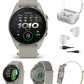 Garmin Approach S72 Golf GPS Smartwatch, AMOLED, Advanced Golf Features, Green Reading, Swing Metrics, 43,000+ CourseView Maps | Wearable4U Bundle