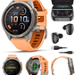 Garmin Fenix 9 Pro AMOLED Premium Multisport GPS Smartwatch, Titanium, Sapphire, inReach Connectivity