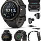 Garmin Fenix 9 Pro AMOLED Premium Multisport GPS Smartwatch, Titanium, Sapphire, inReach Connectivity