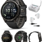 Garmin Fenix 9 Pro AMOLED Premium Multisport GPS Smartwatch, Titanium, Sapphire, inReach Connectivity