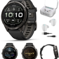 Garmin Fenix 9 Pro AMOLED Premium Multisport GPS Smartwatch, Titanium, Sapphire
