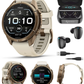 Garmin Fenix 9 Pro AMOLED Premium Multisport GPS Smartwatch, Titanium, Sapphire