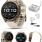 Garmin Fenix 9 Pro AMOLED Premium Multisport GPS Smartwatch, Titanium, Sapphire